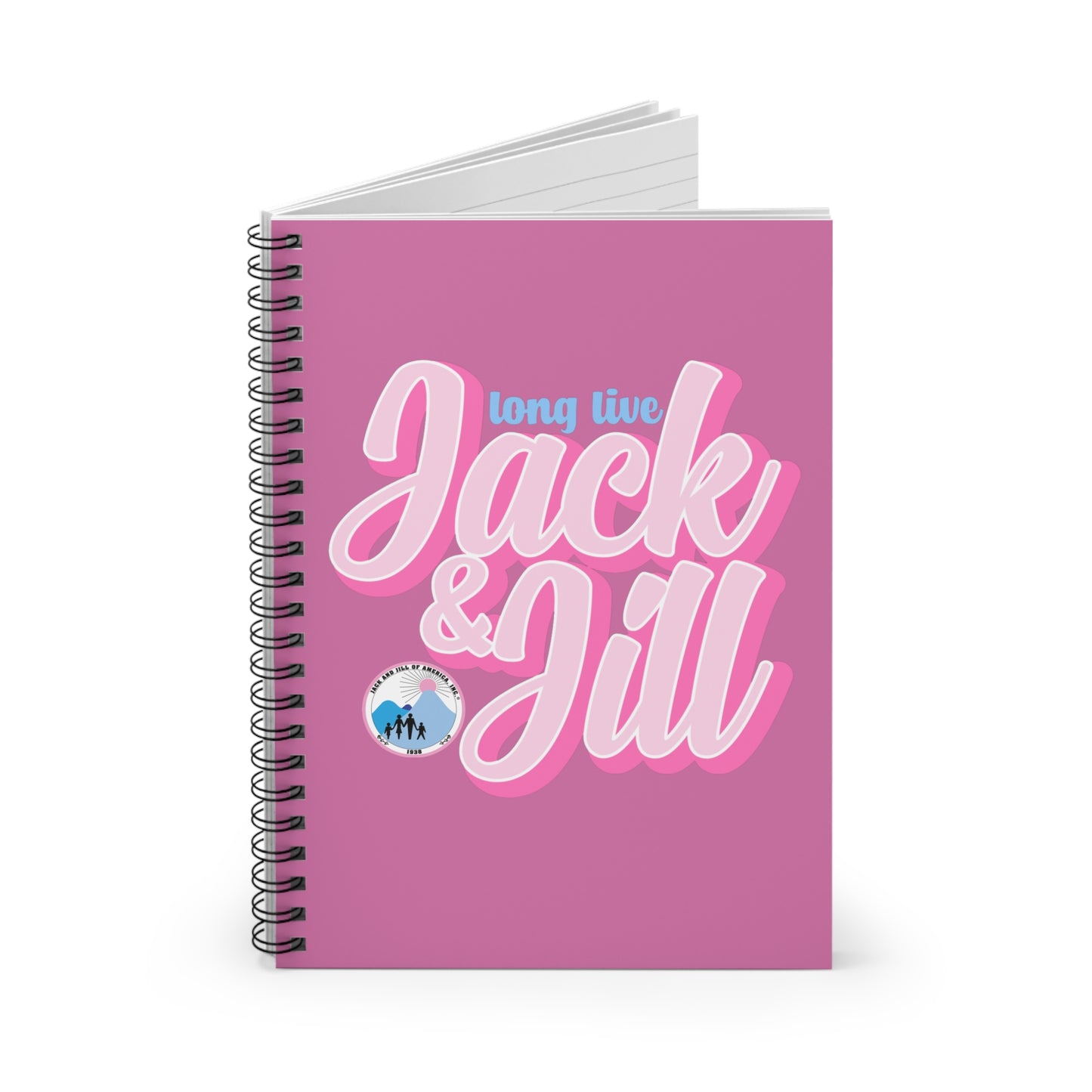 Personalized Jack & Jill Spiral Notebook – Ideal for Events and Memories