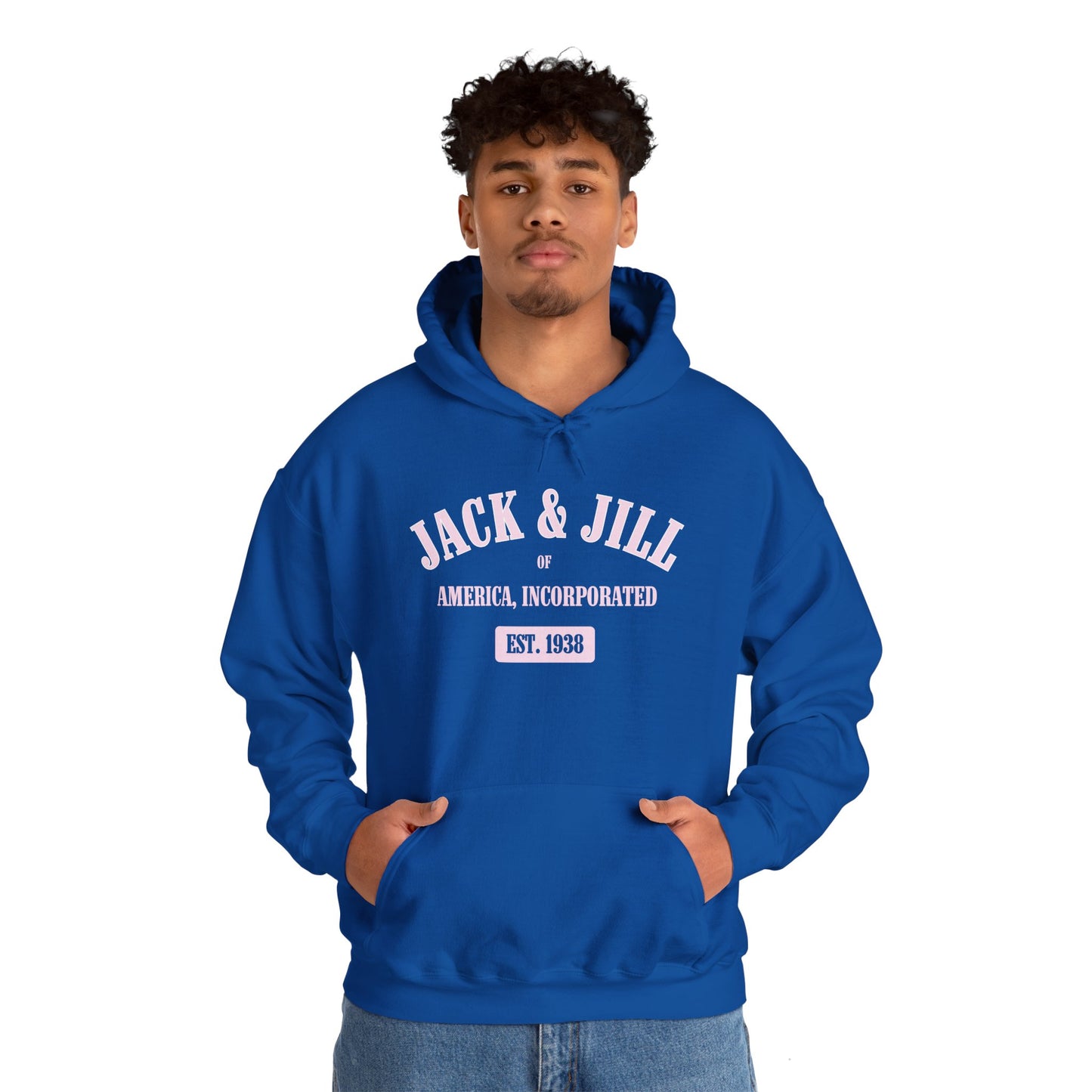 Vintage Style Unisex Hooded Sweatshirt - Jack & Jill of America, Established 1938