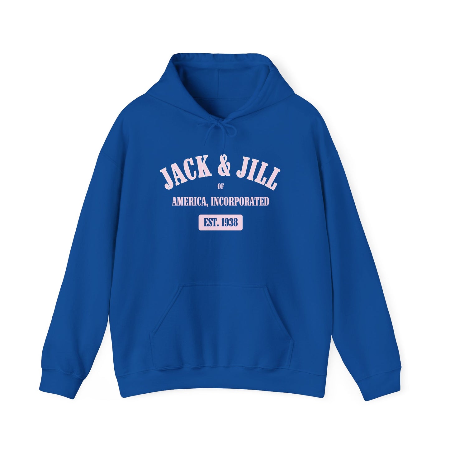 Vintage Style Unisex Hooded Sweatshirt - Jack & Jill of America, Established 1938