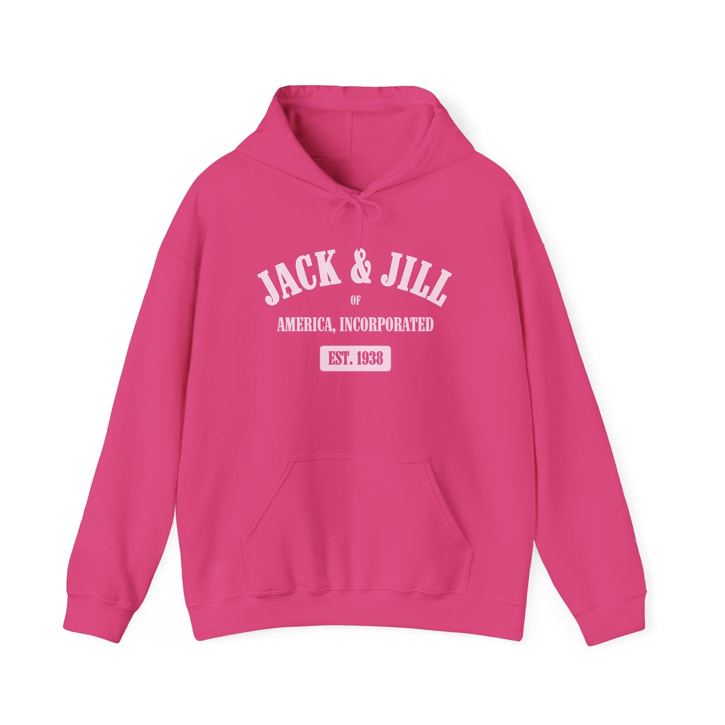 Vintage Style Unisex Hooded Sweatshirt - Jack & Jill of America, Established 1938