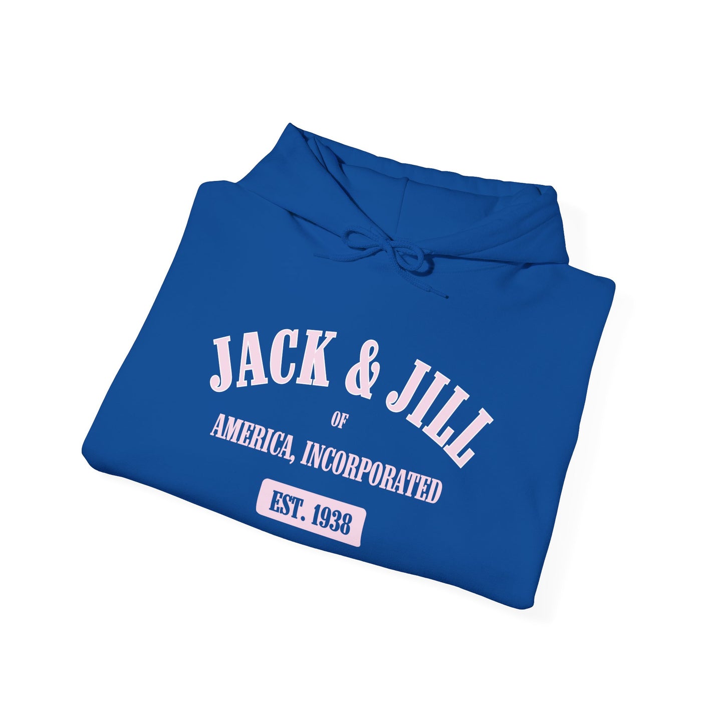Vintage Style Unisex Hooded Sweatshirt - Jack & Jill of America, Established 1938